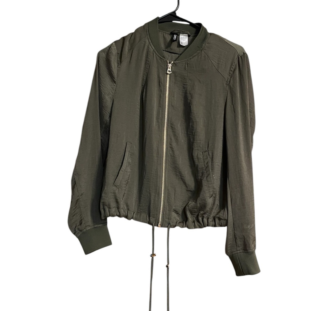 H&M Green Bomber Jacket